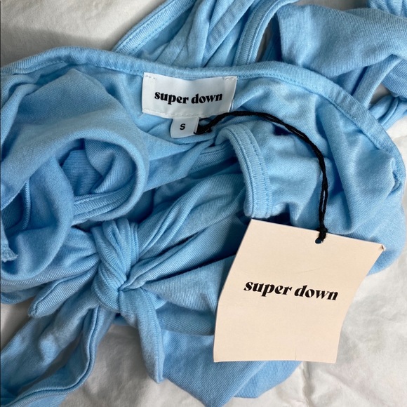 Open Back Tie Bodysuit - Picture 4 of 4